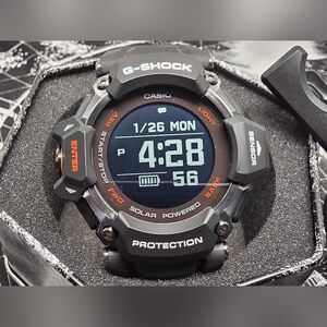 Casio Gshock Black/Orange Solar Powered Smartwatch - GBDH2000